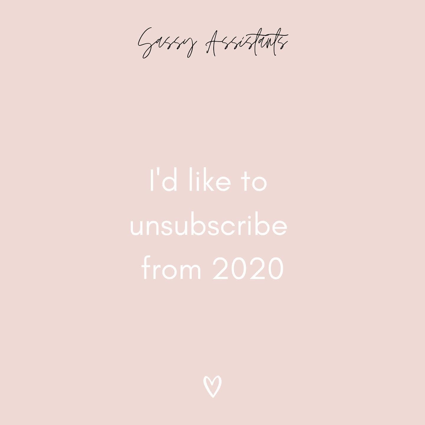 *UNSUBSCRIBE* 👋
.
.
#unsubscribe #2020 #nothanks #iwantout #whatayear #kthanksbye