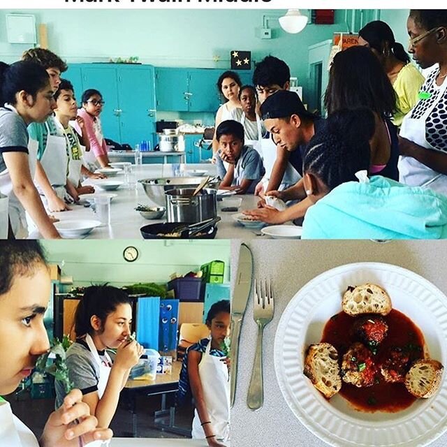 A week to remember. Four years ago under the direction of the talented Ms. Angela Hughes, one of our favorite collaborations-a pop up restaurant! Students were able to learn culinary skills and hospitality pro tips to create a garden lunch for their 