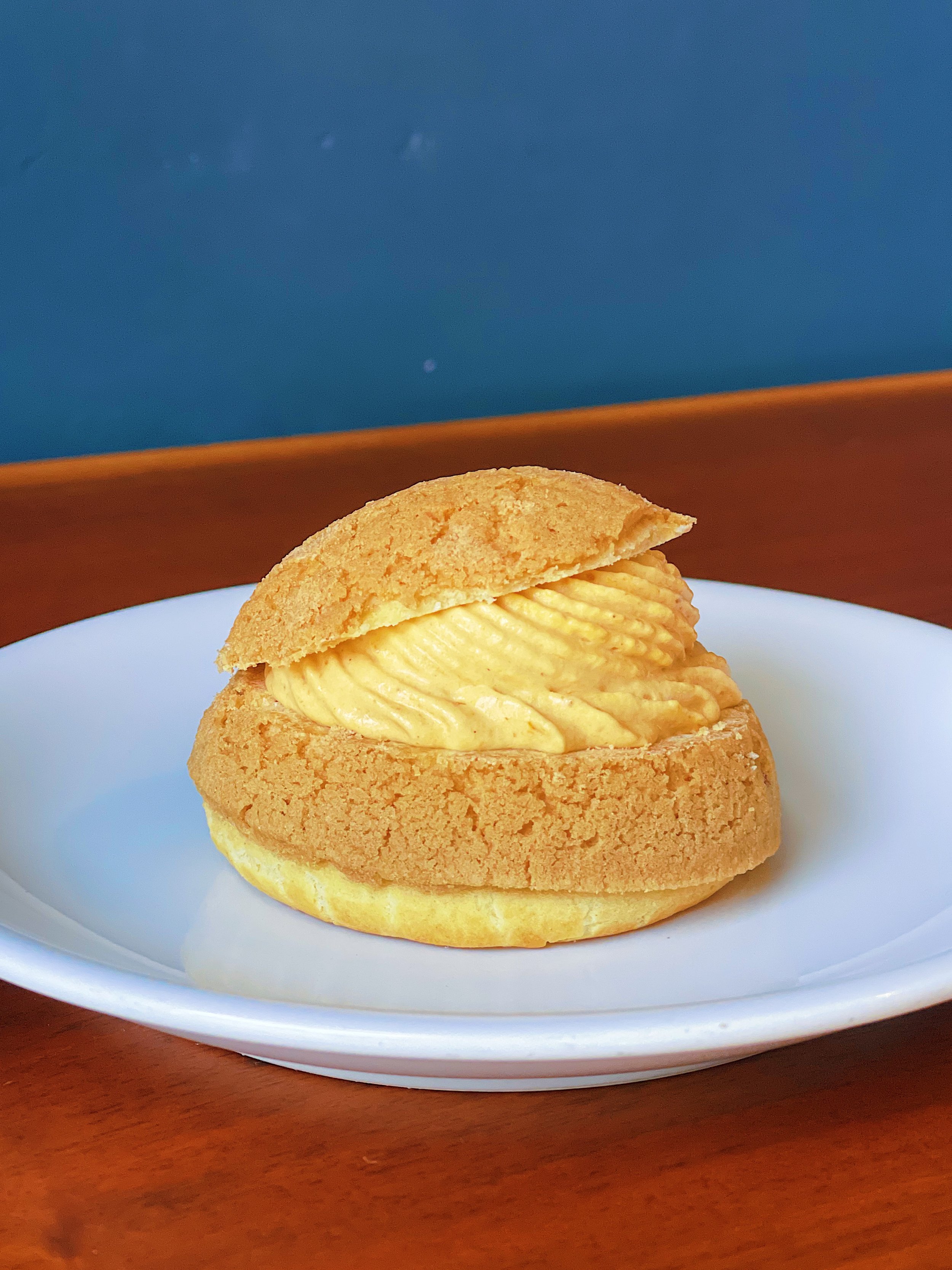 Pumpkin Cheesecake Cream Puff