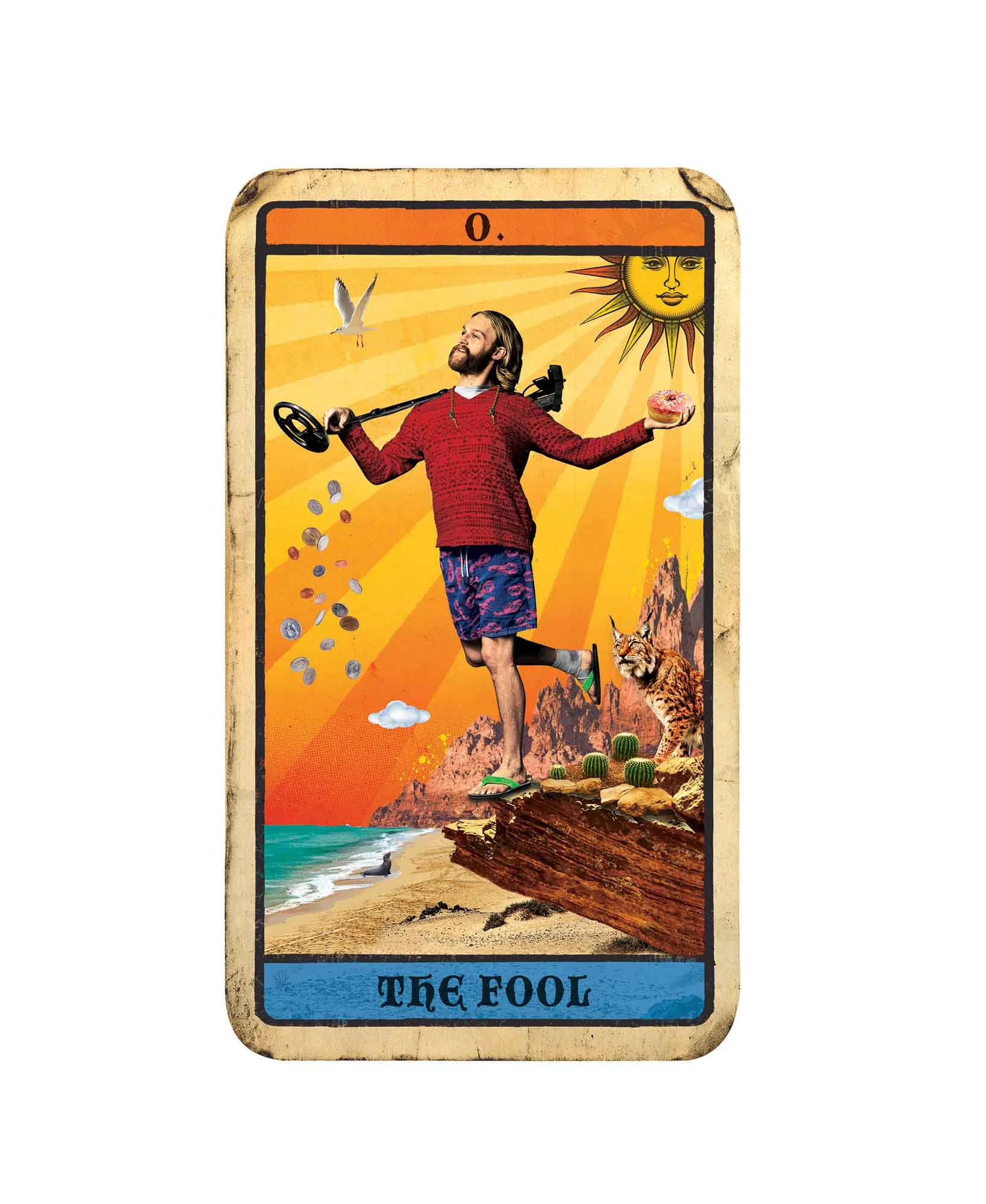  Wyatt Russell as Sean "Dud" Dudley  for Lodge 49, Season 1. Photograph by James Minchin III, Tarot Design Matt Herring 