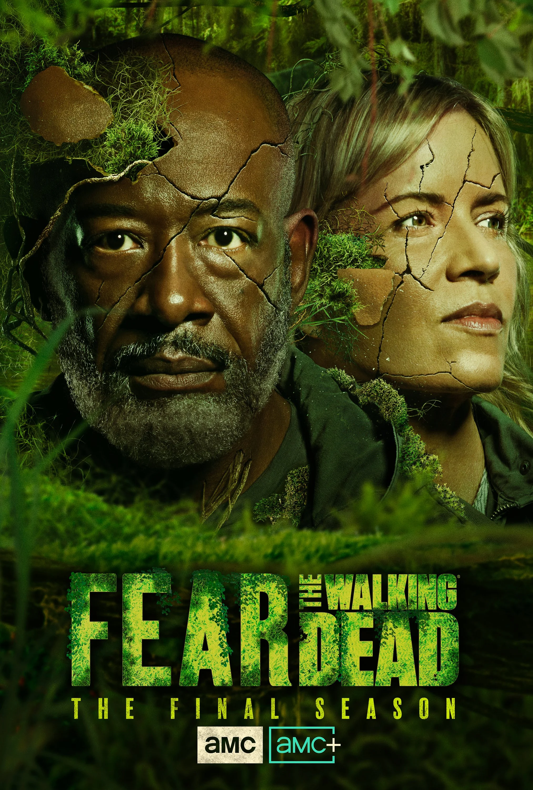  Lennie James as Morgan Jones, Kim Dickens as Madison Clark - Fear the Walking Dead _ Season 8, Key Art - Photo Credit: Brendan Meadows/AMC 