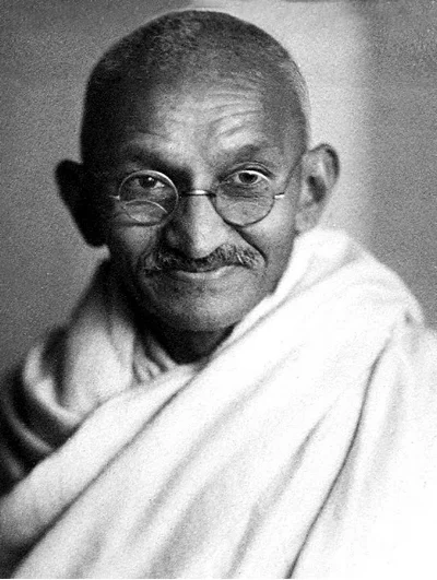 Mahathma Gandhi "I regard myself as a soldier, though a soldier of peace."