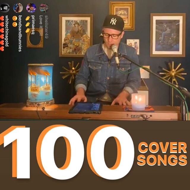Thank you so much everyone who has tuned in to my weekday QUIET HOUR&trade;️ concerts! 
Today after some archiving I realized I&rsquo;ve already played OVER 100 COVER SONGS  over the past few weeks. 128 to be precise. Can&rsquo;t believe I&rsquo;ve m
