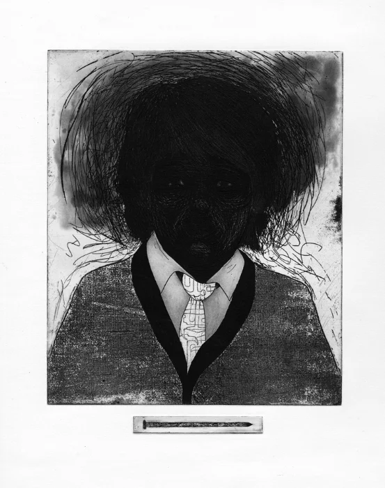 Your Name Is In My Name , Multiple Plate Intaglio, 11" x 14", 2015.