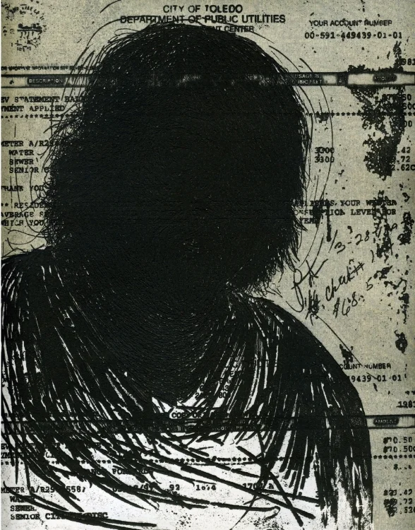 Senior Discount , intaglio with relief and chine colle, 9"x 12", 2015.