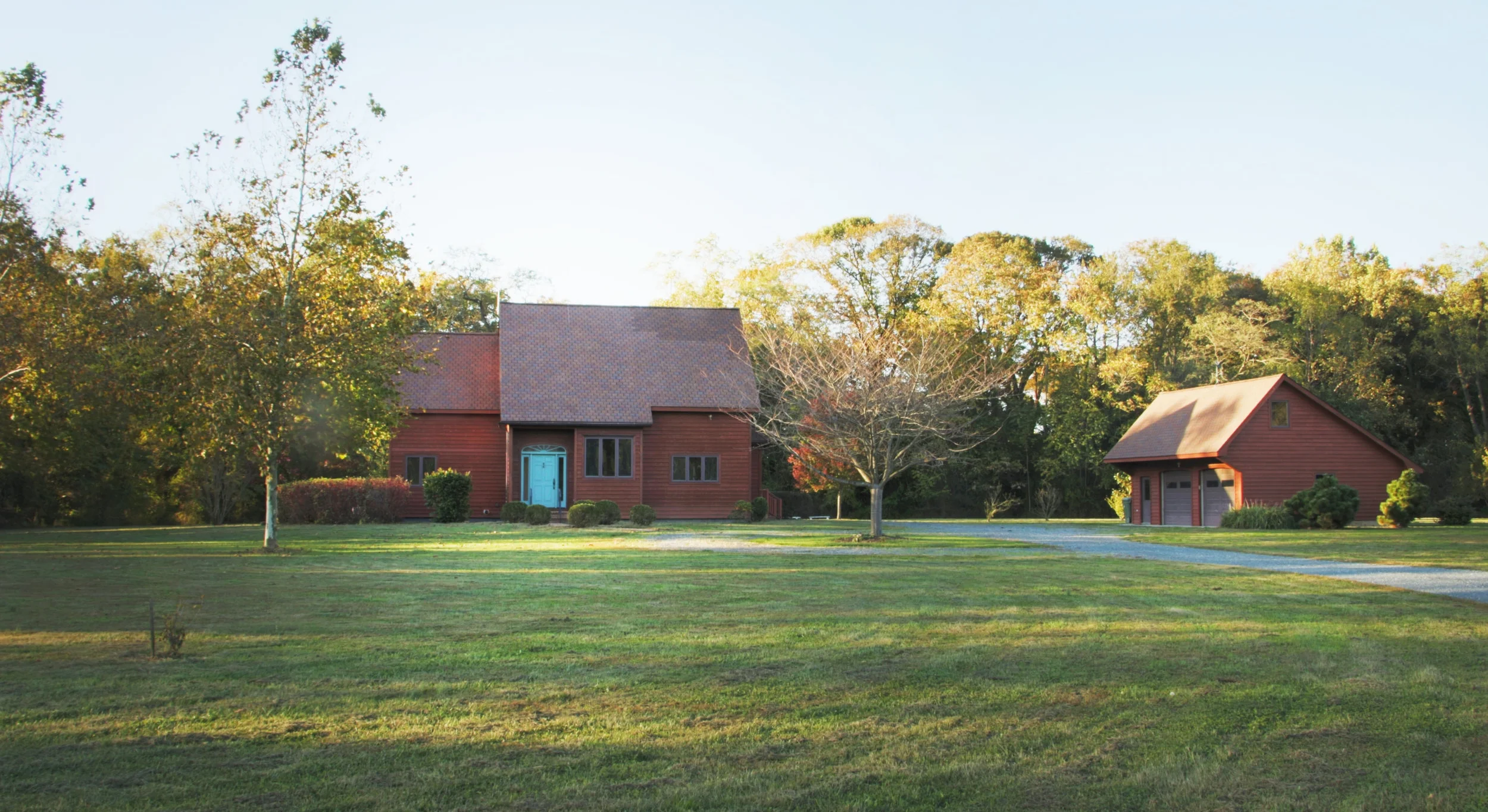 Front of residence