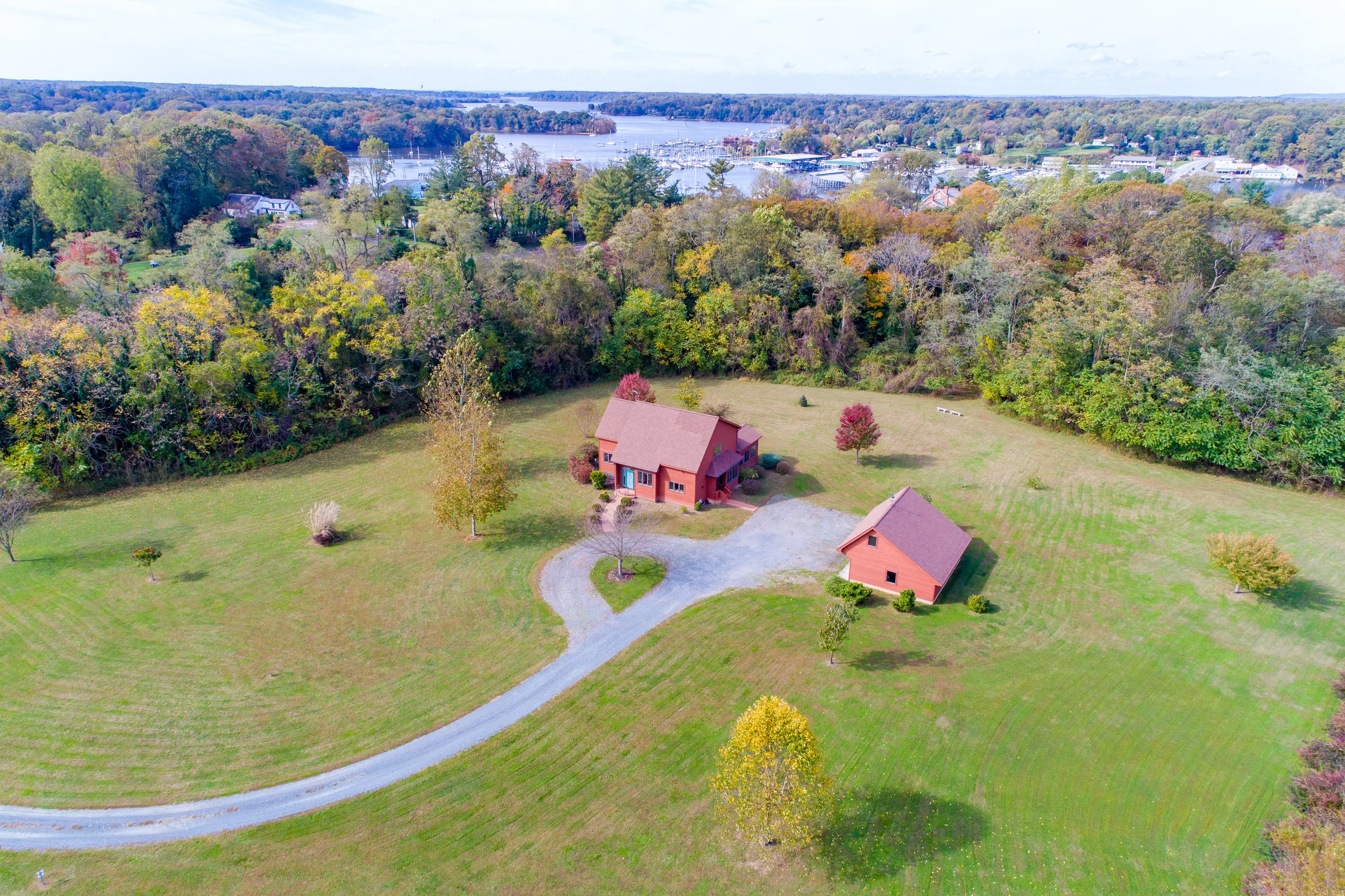 Aerial of property