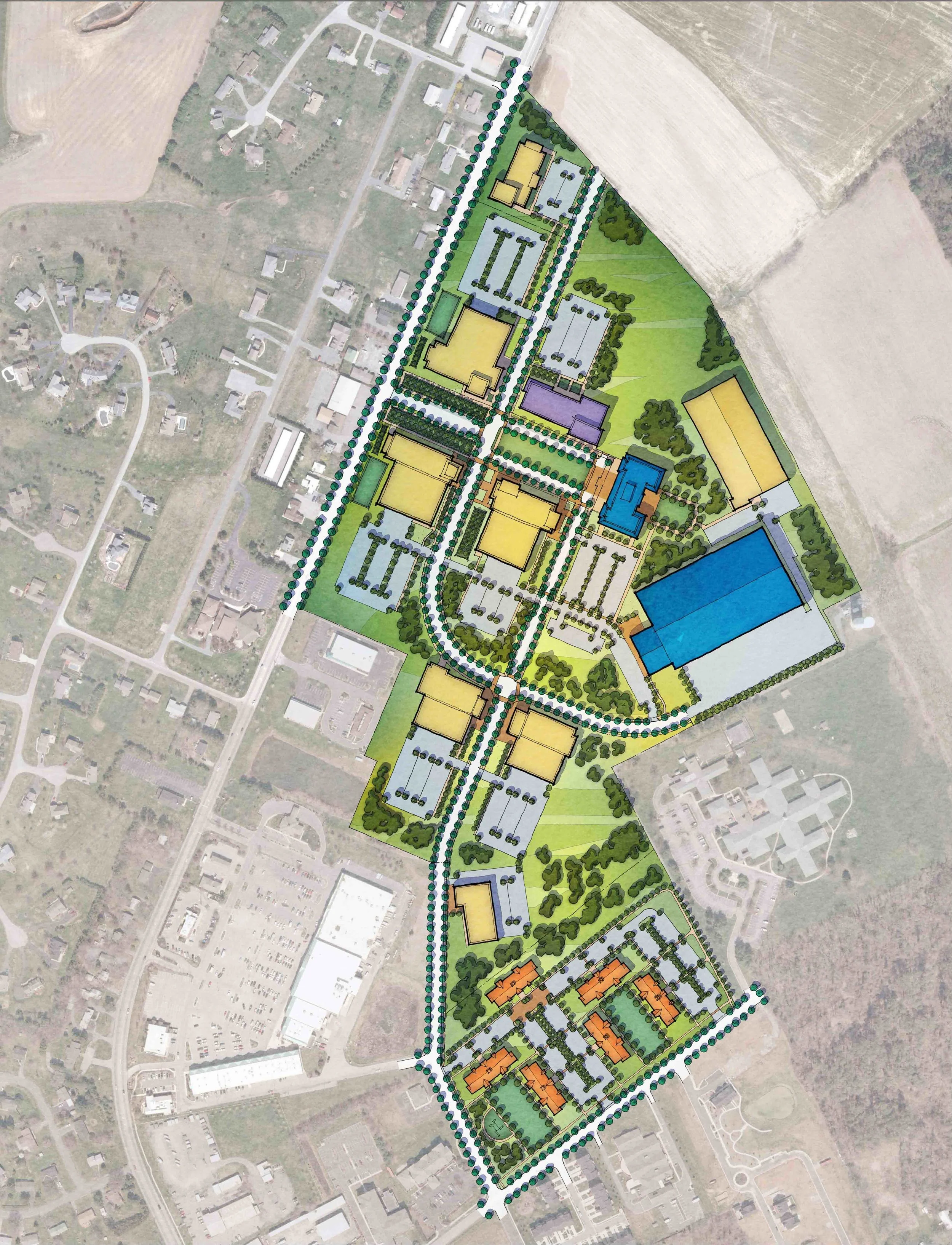 Chestertown Business Campus Rendering courtesy KRM Development COrporation