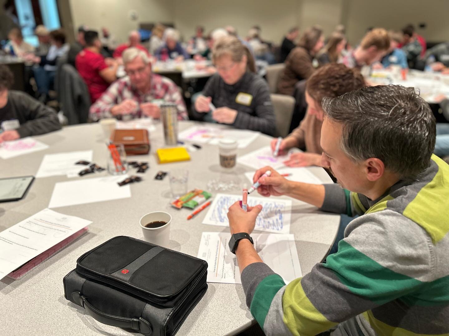 Meet Me In The Bible Workshops in Iowa this week! Loved being with the staff and small group leaders of Calvary Church!
🗣️We tackled common challenges of leading small group discussions (the rabbit trail, awkward silence🦗, the eager-to-share and th