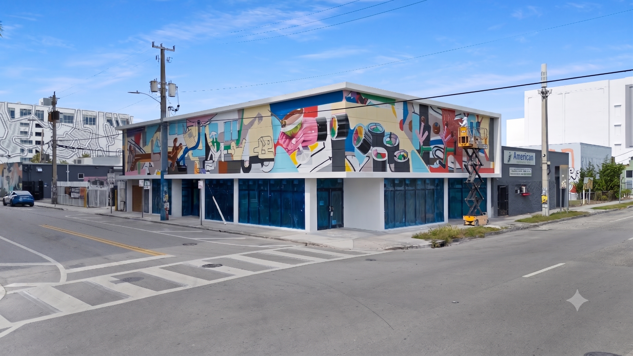 Retail In The Core of Wynwood's Pedestrian District