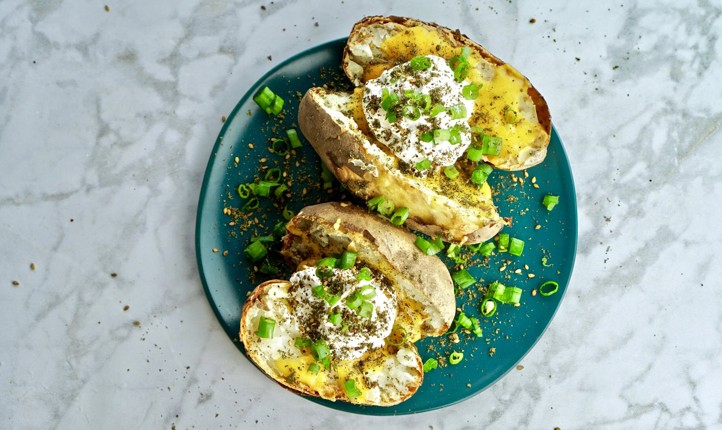 Loaded Za'atar Baked Potato