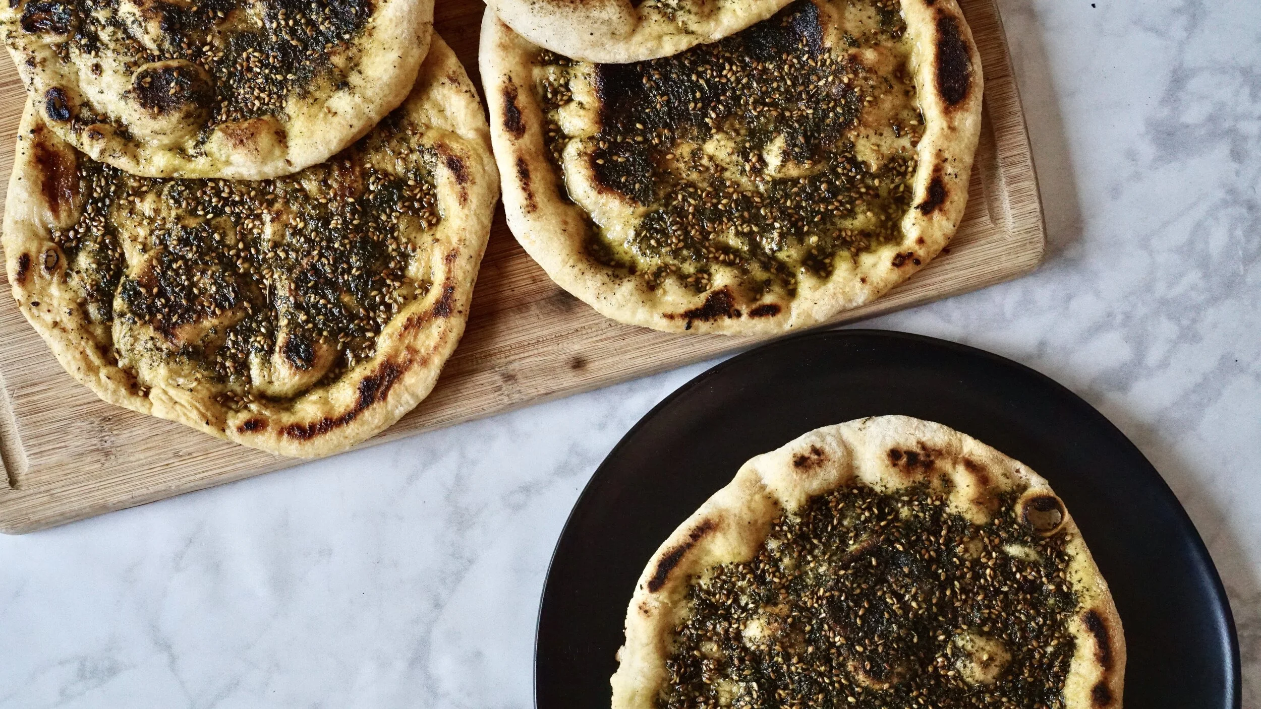 Cast Iron Za'atar Manoushe