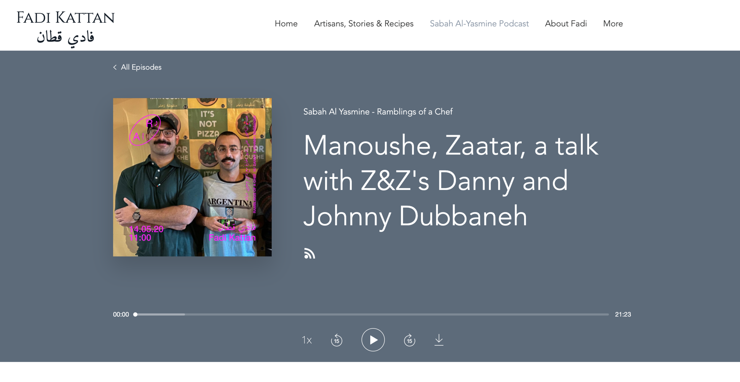 Manoushe, Zaatar, a talk with Z&amp;Z's Danny and Johnny Dubbaneh
