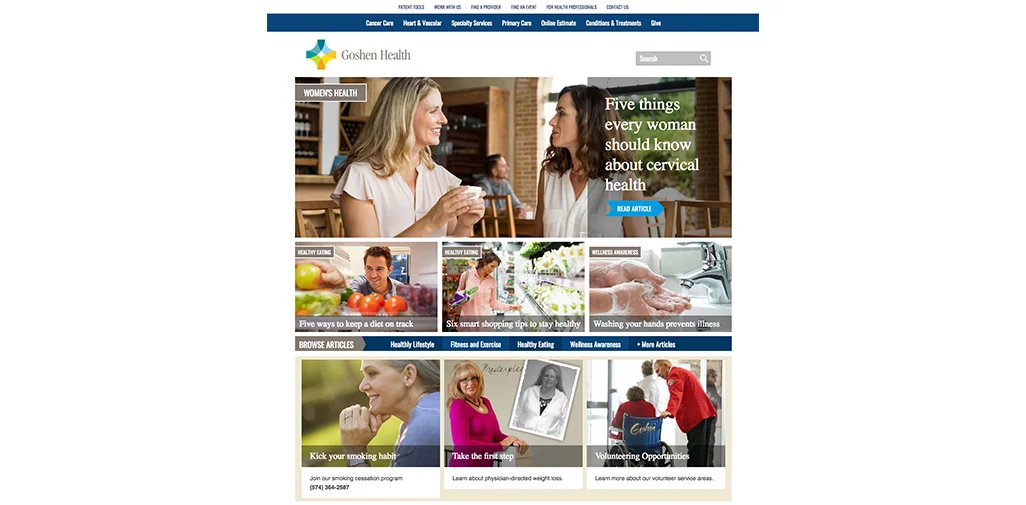 BLOGGING for GOSHEN HEALTH