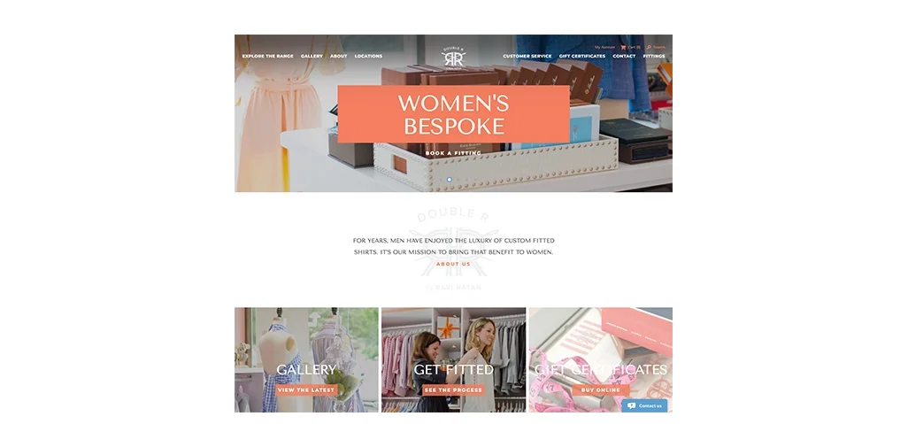 WEBSITE WRITING for DOUBLE R