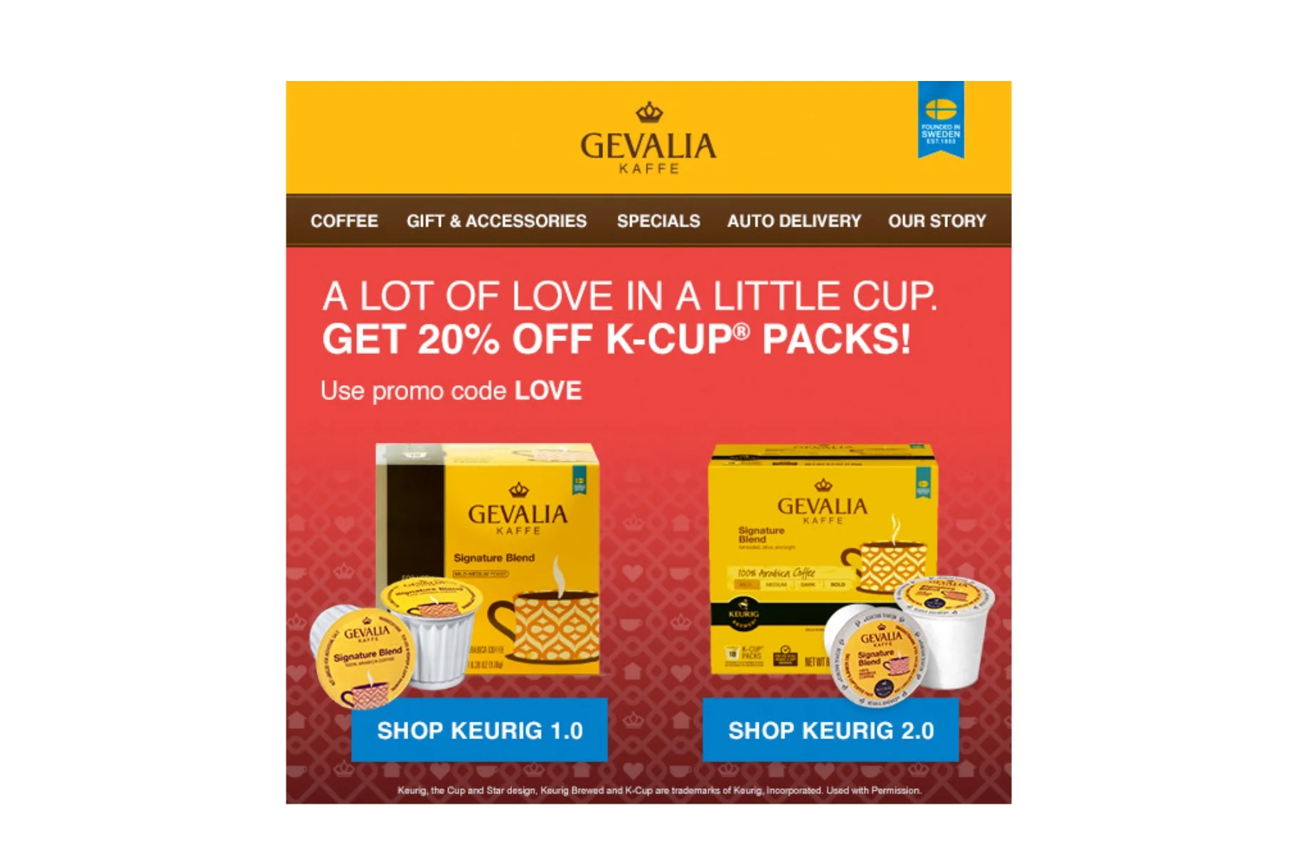 COPYWRITING for GEVALIA