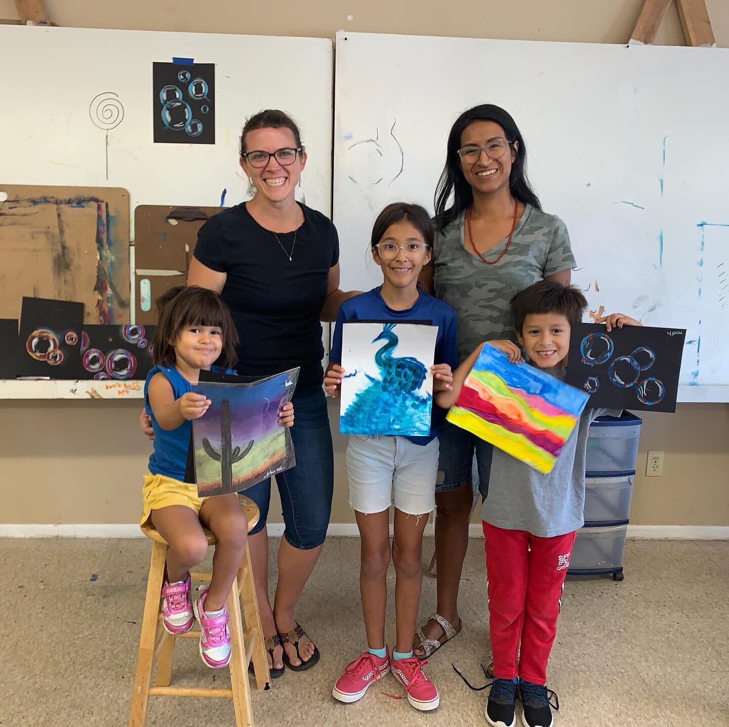 I had the privilege to meet this beautiful family this past week and teach these 3 budding artists lessons at Divine Art Institute! While at the school, they found some original sketches I had painted that spoke to each of them and now I am proud to 