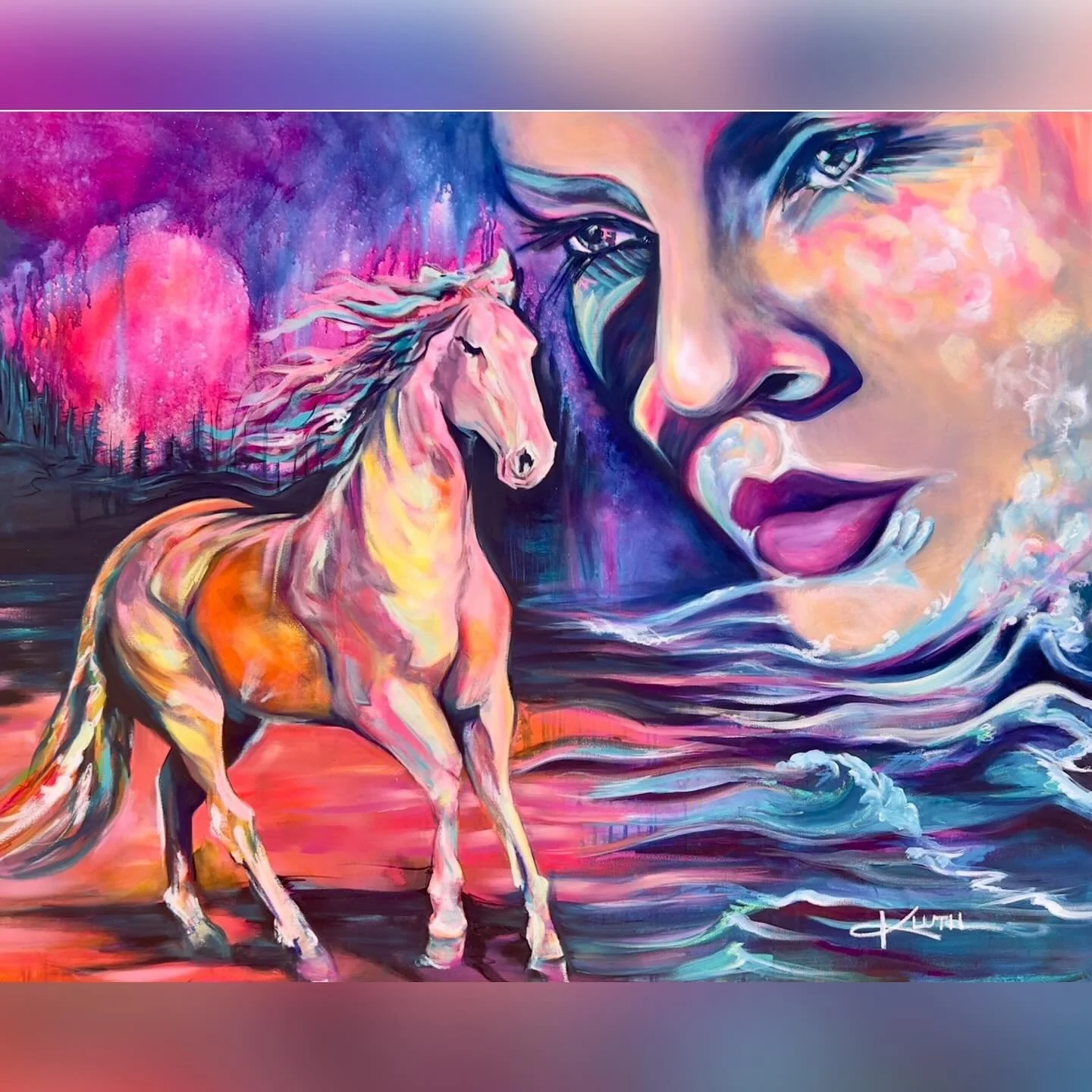 Oh rising waters,
My eyes are fixed on him.
See creation flow from him?
Hear creation celebrate in song!
“How majestic is your name on all the earth!”
Now dancing on the waves,
His steady step assures me peace.
And he calls me by name