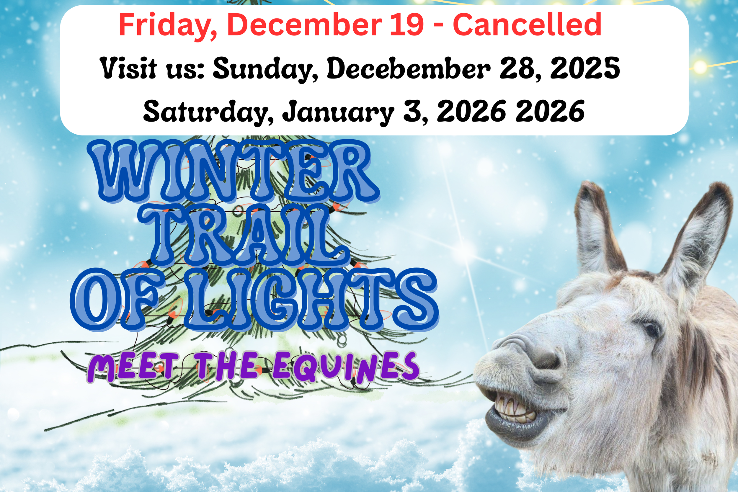 Winter Trail of Lights - CANCELLED