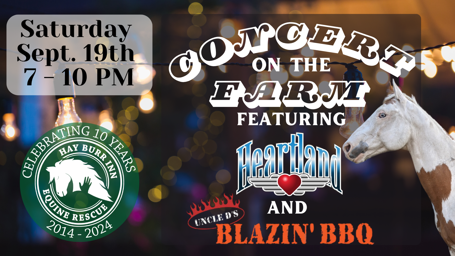 Concert on the Farm - Music Benefit for the Equines