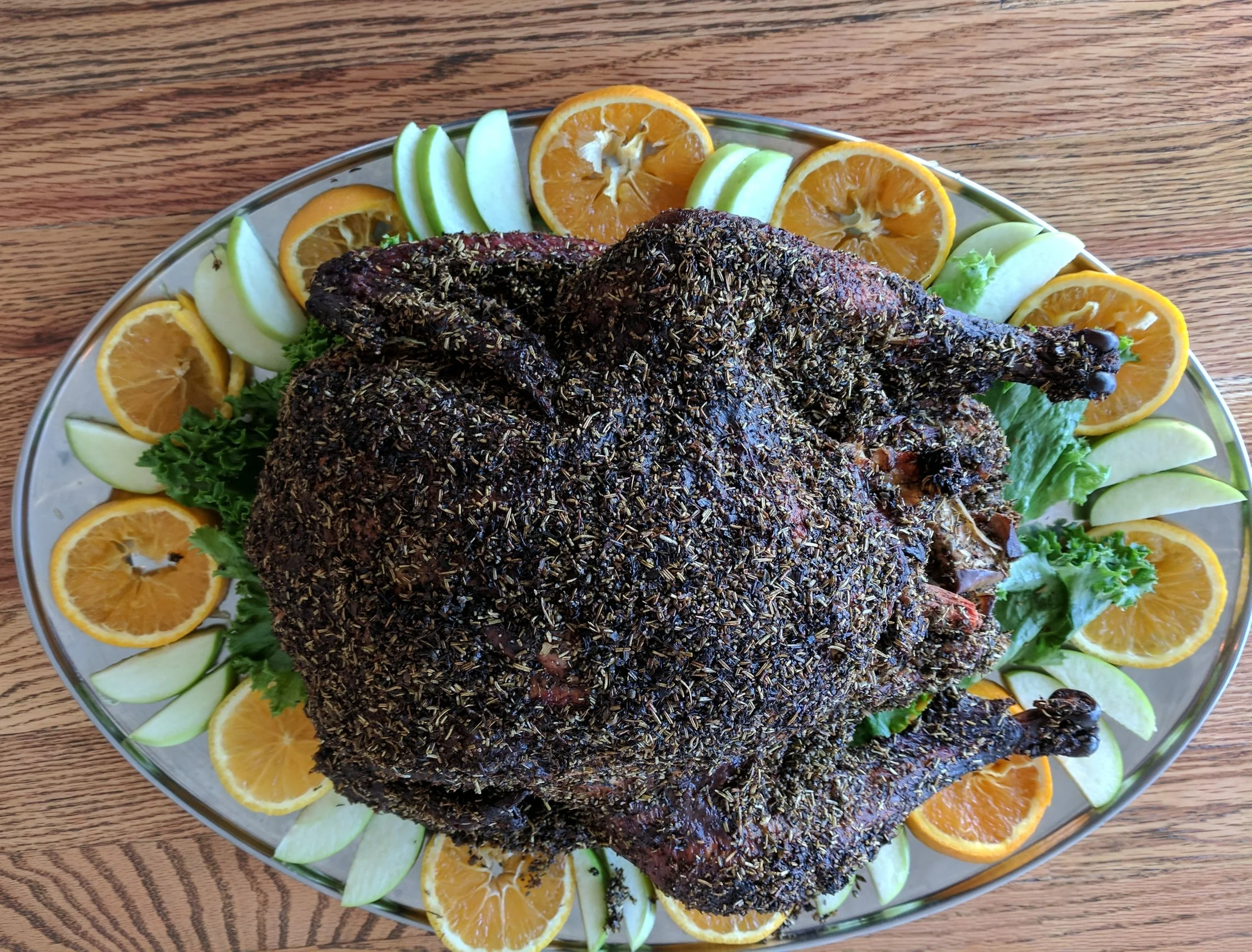 Herb rubbed house roasted turkey, normally served on our chas sandwich