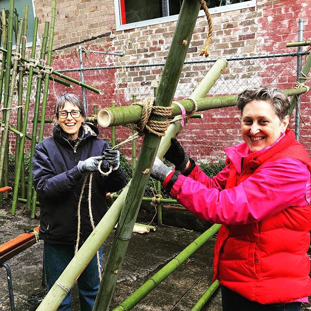 MoonTunnel making in our chilly, wet urban jungle.
#innerwestcouncil # bamboolove #innerwestlife #edgeashfield #innerwestart