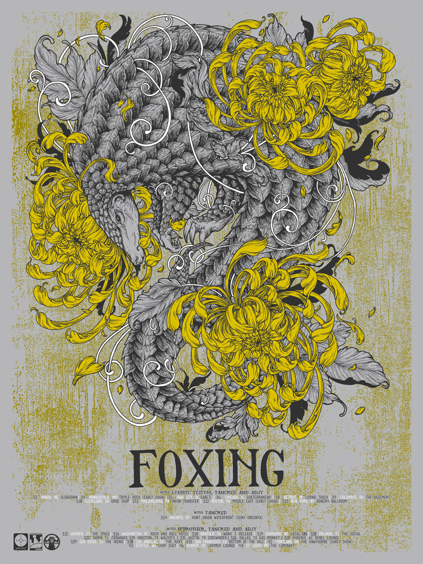 Foxing Tour Poster