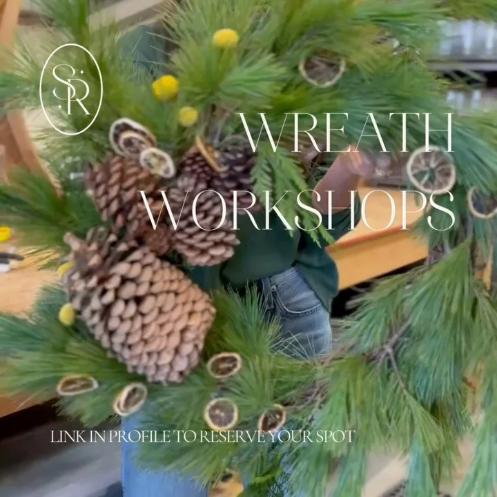 There are a few more spots left in my wreath workshops coming up this Saturday &amp; Sunday.  This was so much fun last year!!

We&rsquo;ll be making wreaths and memories together and I can&rsquo;t even tell you how many people from last year shared 