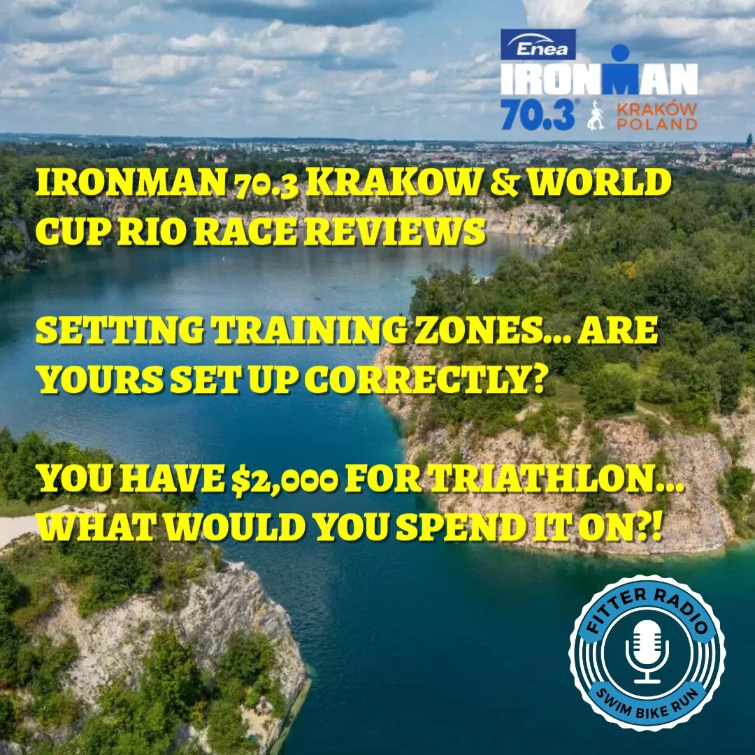 Episode 685 - IRONMAN 70.3 Krakow and World Cup Rio Race Reviews. Are Your Training Zones Set Up Correctly. 