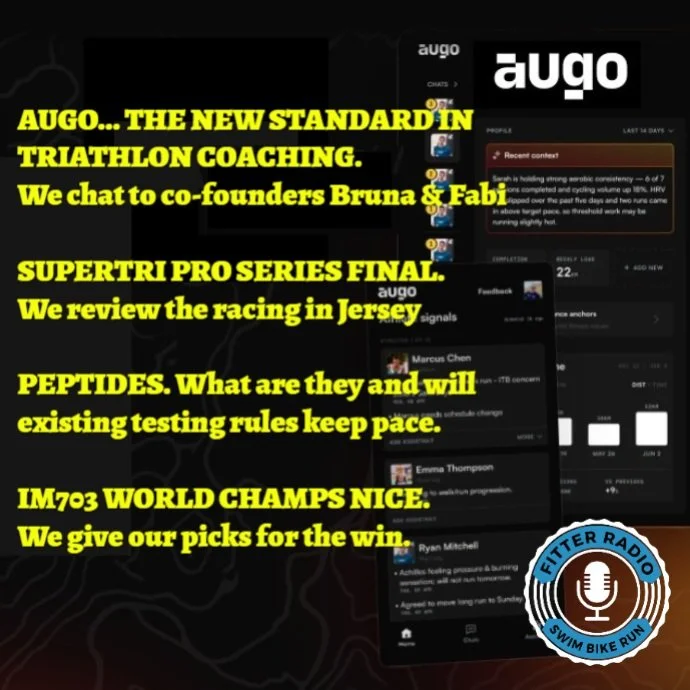 Episode 690 - Coaching and AI with Augo. Peptides. SuperTri Race Review