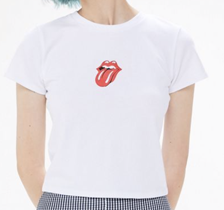 The Rolling Stones Logo Baby Tee