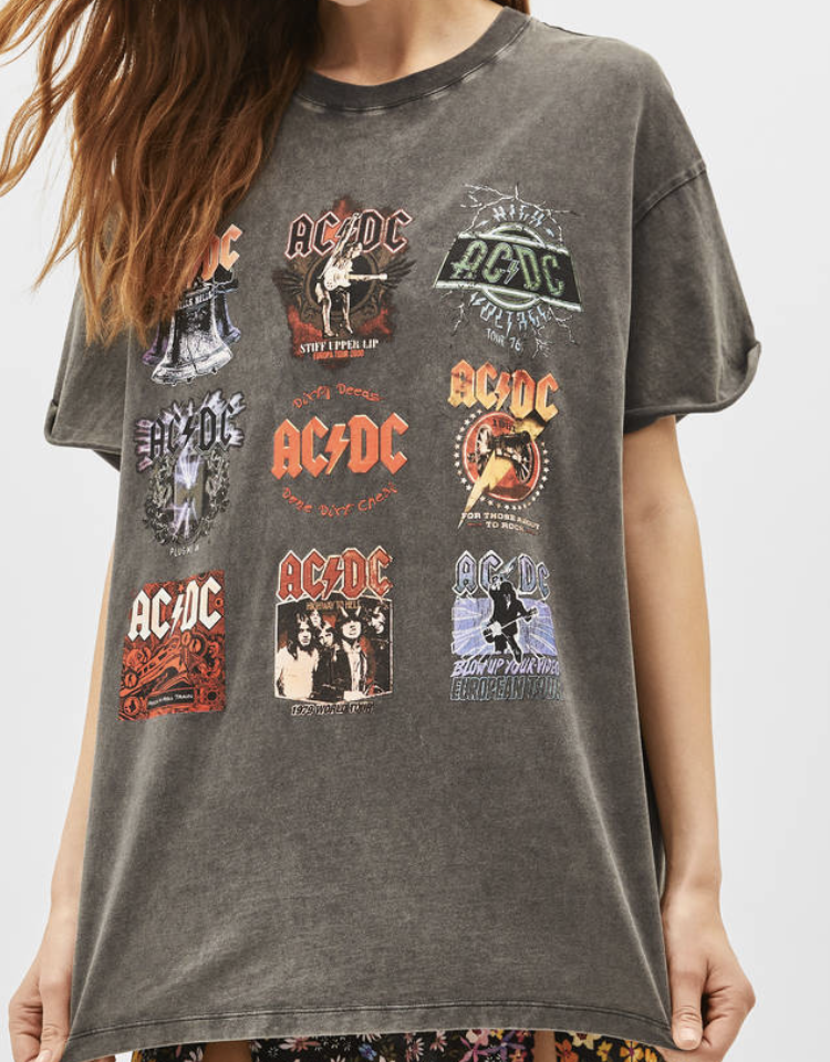 AC/DC Print Tee