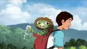 The cute little kappa Coo never once sneaks up on its human friend Koichi to forcibly remove a magical ball from his anus.