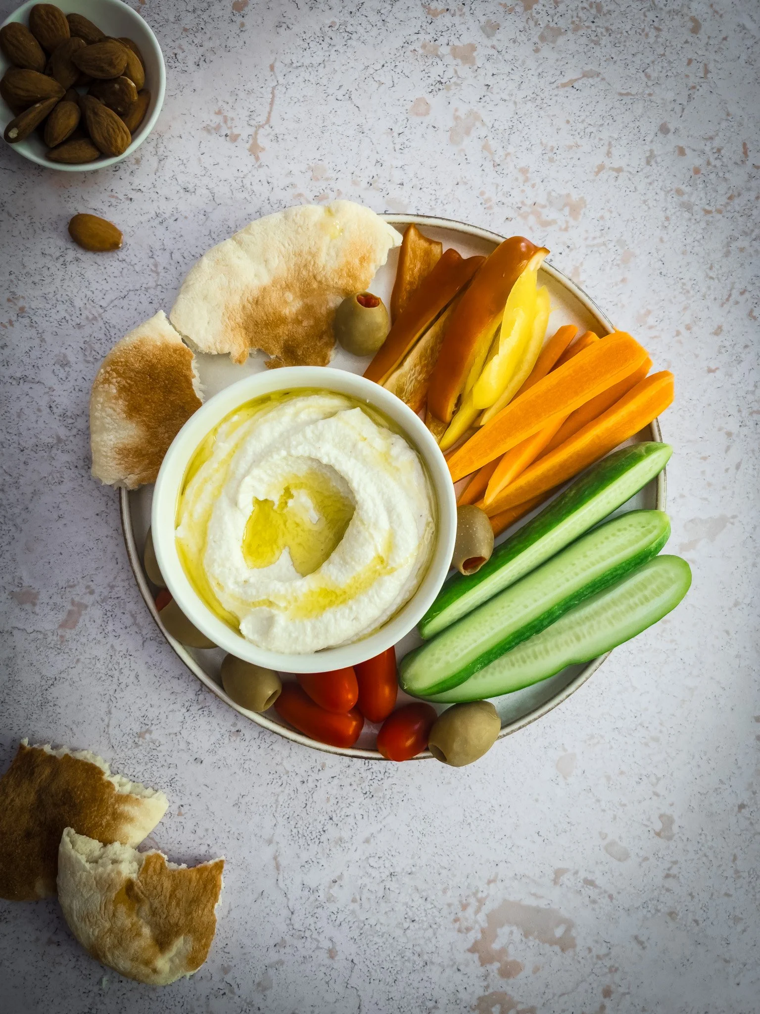 Creamy Almond Pulp Hummus