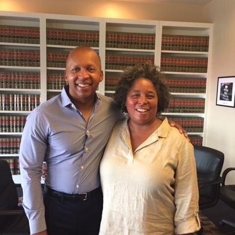 With Bryan Stevenson at the EJI centre in Montgomery Alabama