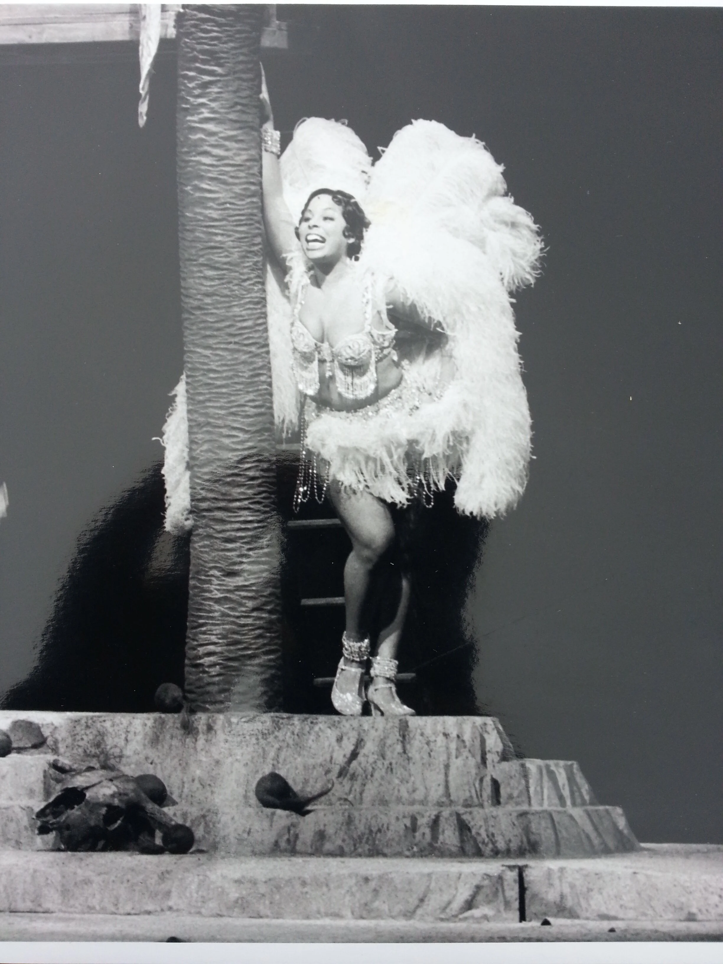 Andrea playing Josephine Baker in the opera The Three Wishes by Martinou
