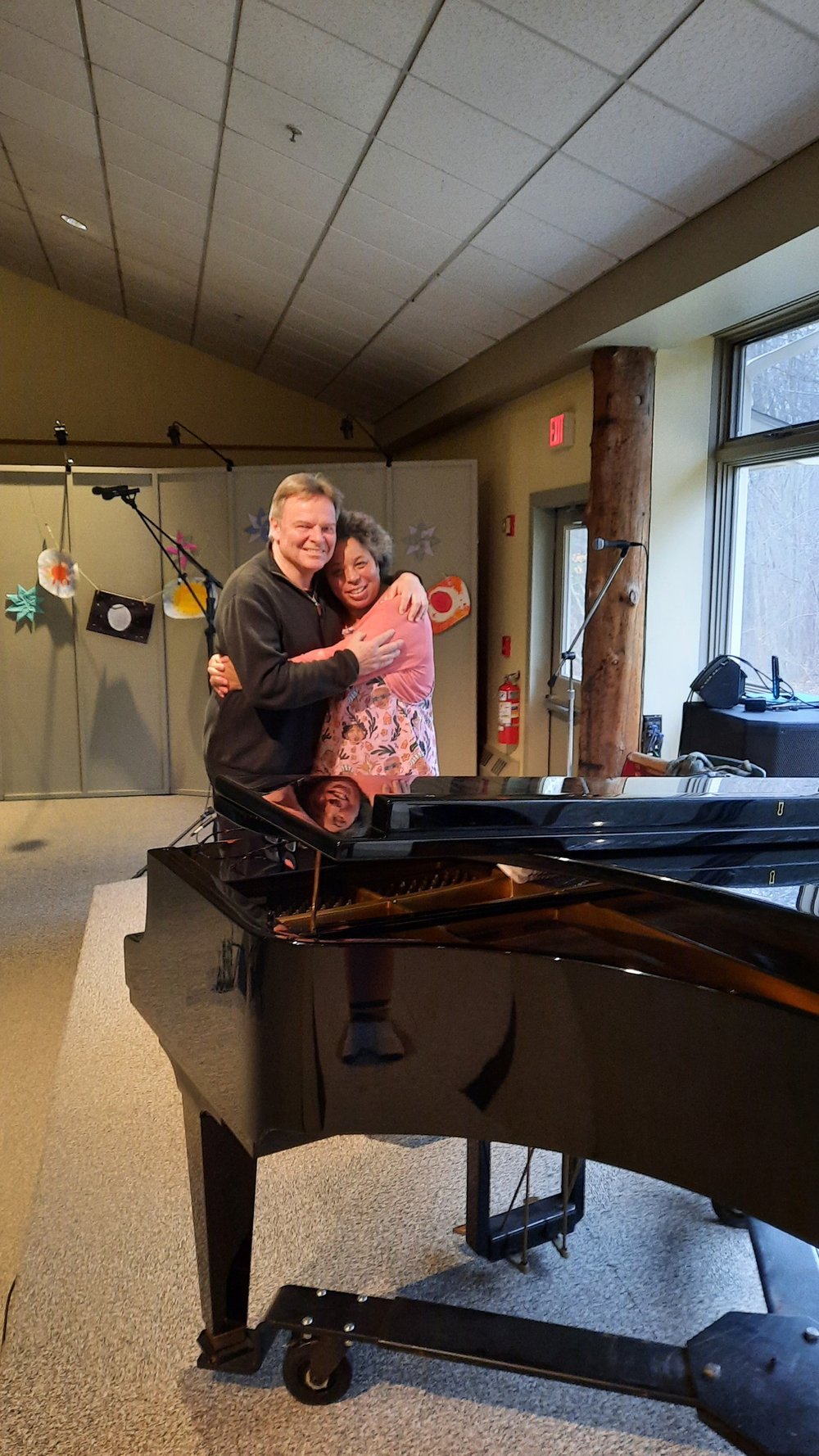  Me and Howard at Rehearsal - Boston- Sing Sistah Sing! Tales of Transatlantic Freedom