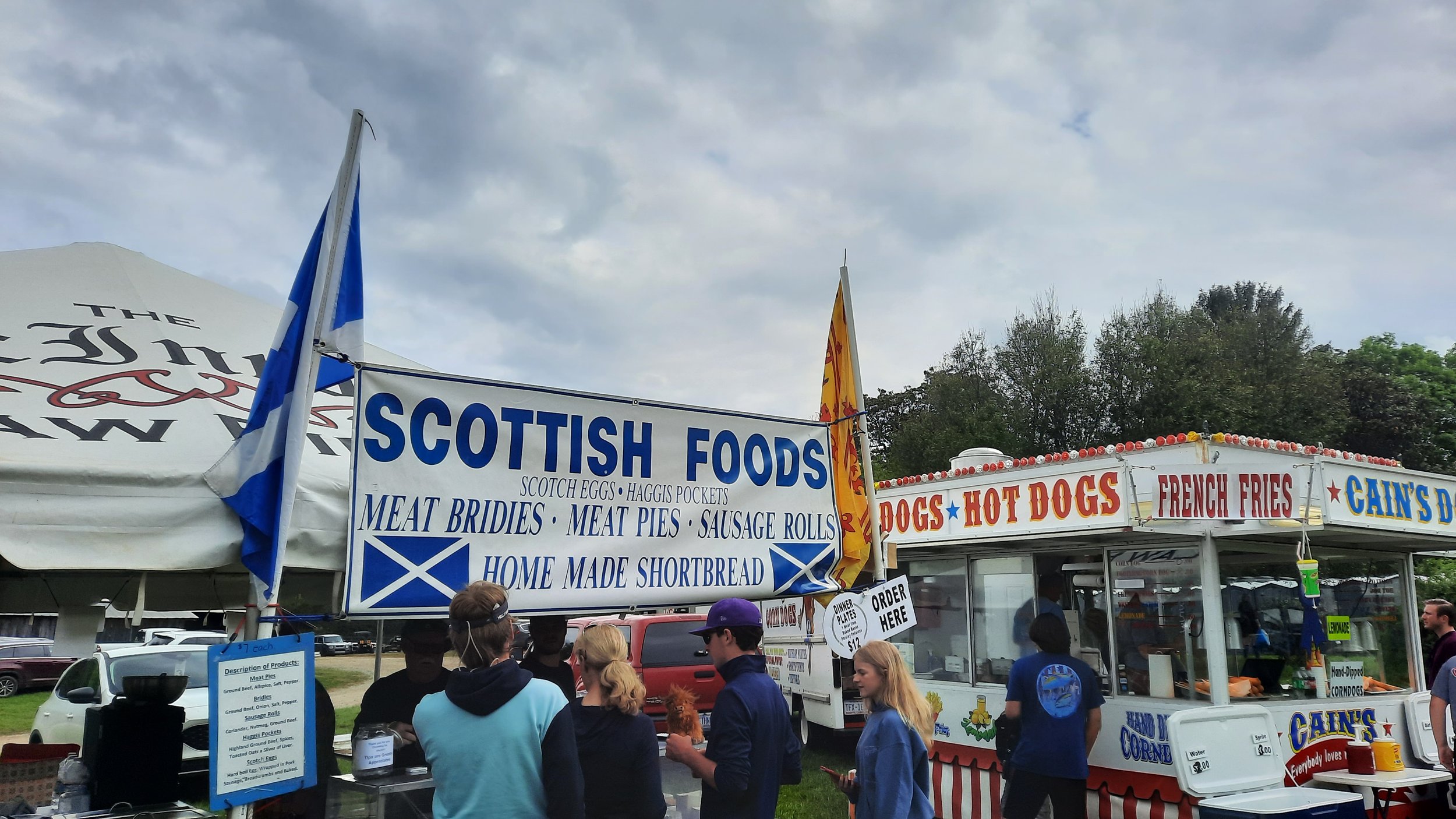 Highland Games Food Tent