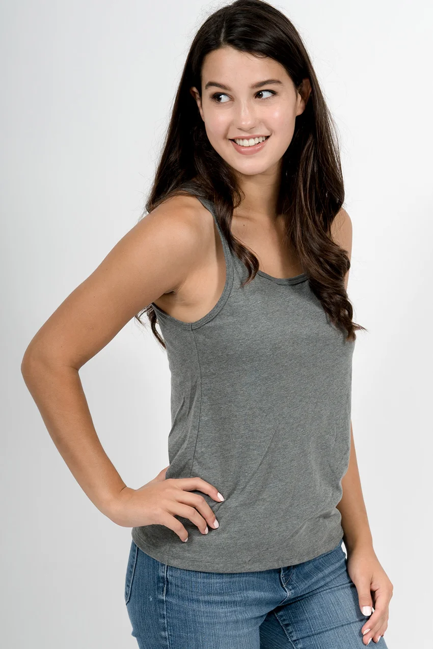 Custom Bella + Canvas 6488 tank top side