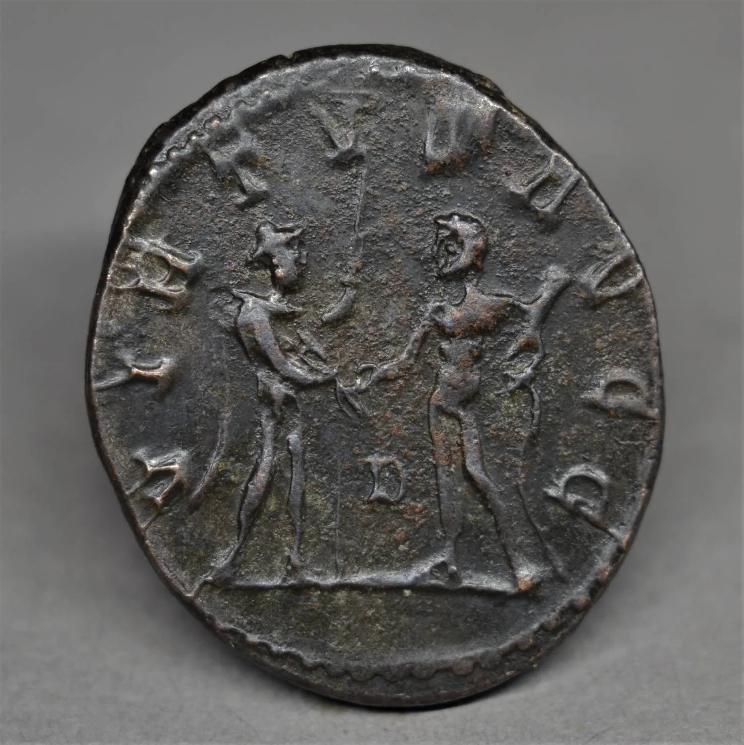 BILLON ANTONINIANUS OF MAXIMIAN, LUGDUNUM, AD 286.
