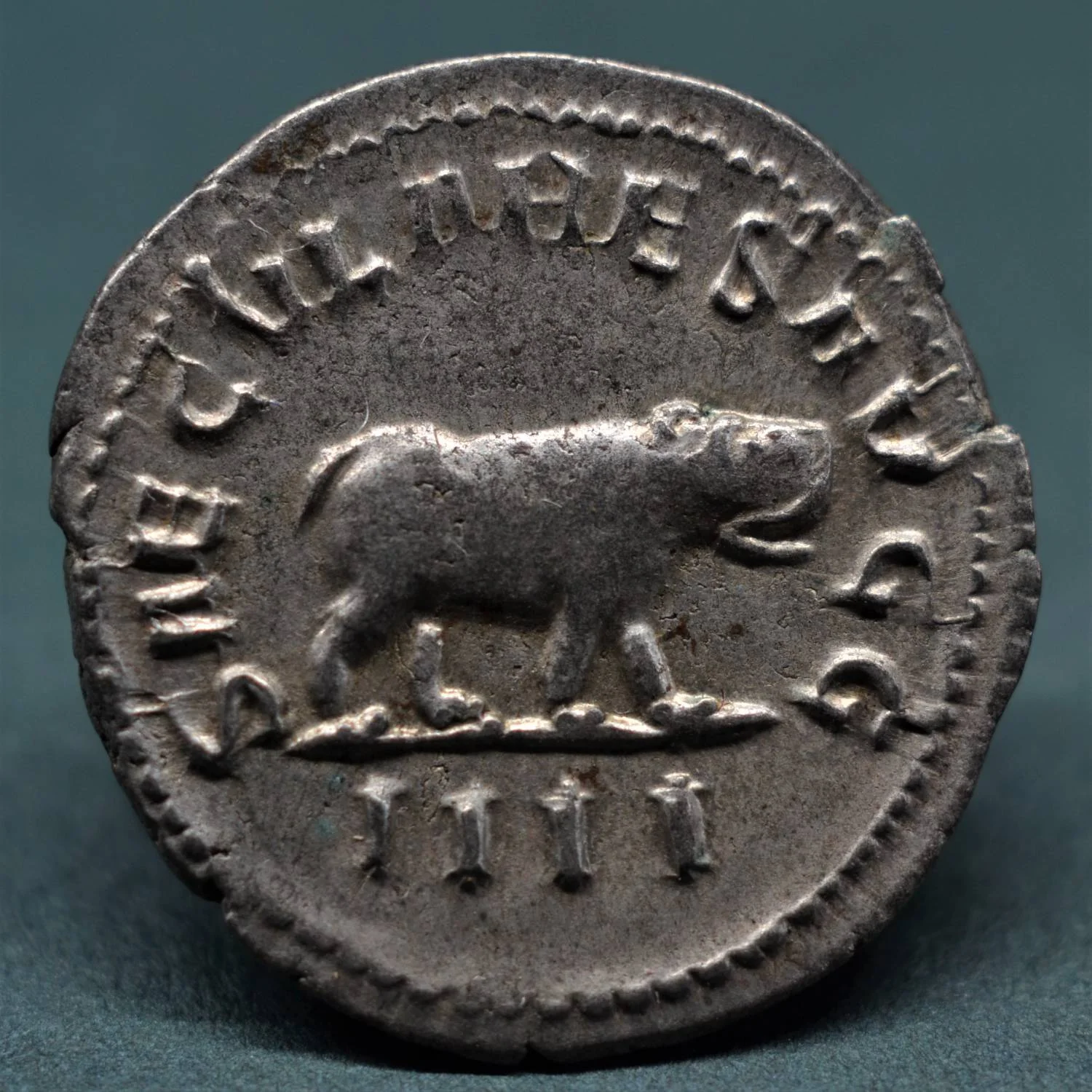 SILVER ANTONINIANUS OF OTACILIA SEVERA, ROME, AD 248.