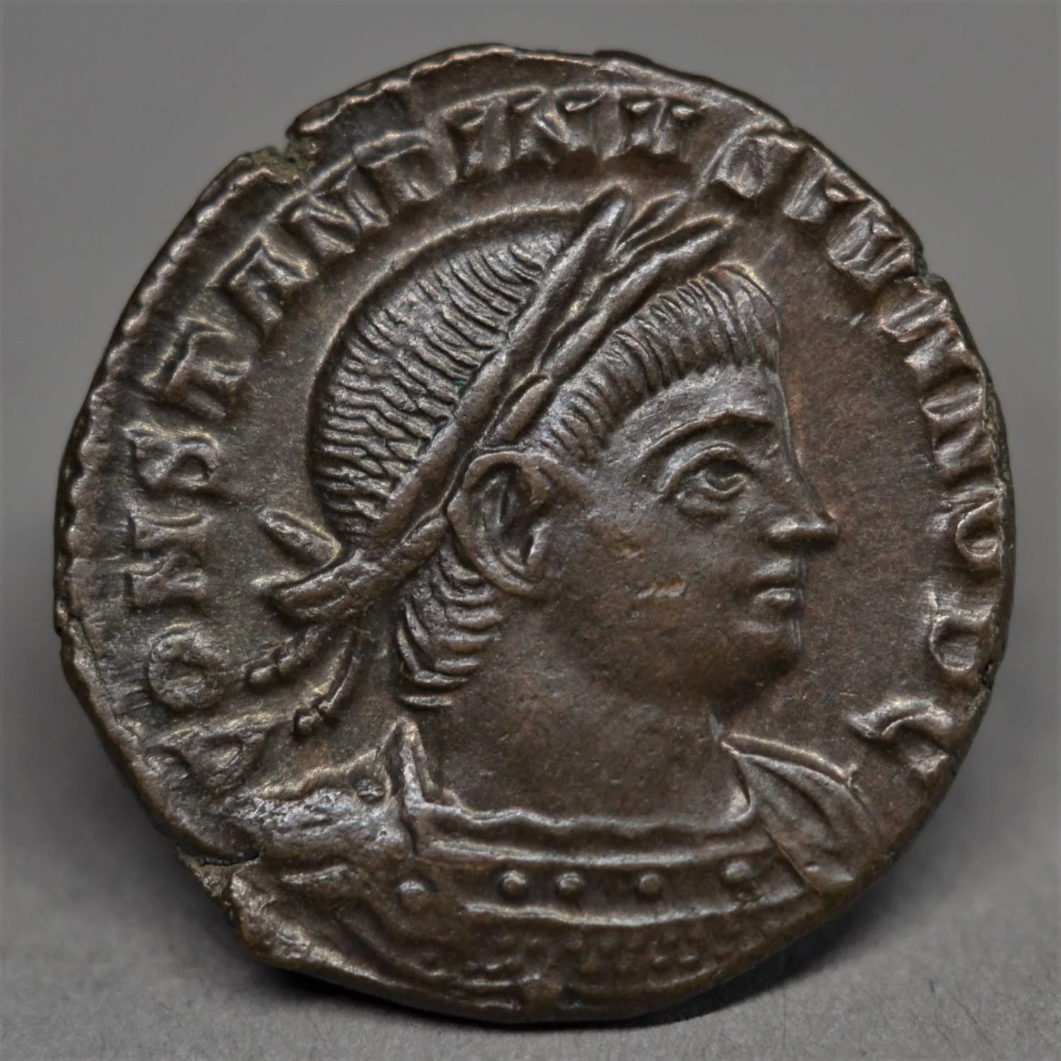 BILLON CENTENIONALIS OF CONSTANTINE II, ROME, AD 333-335.