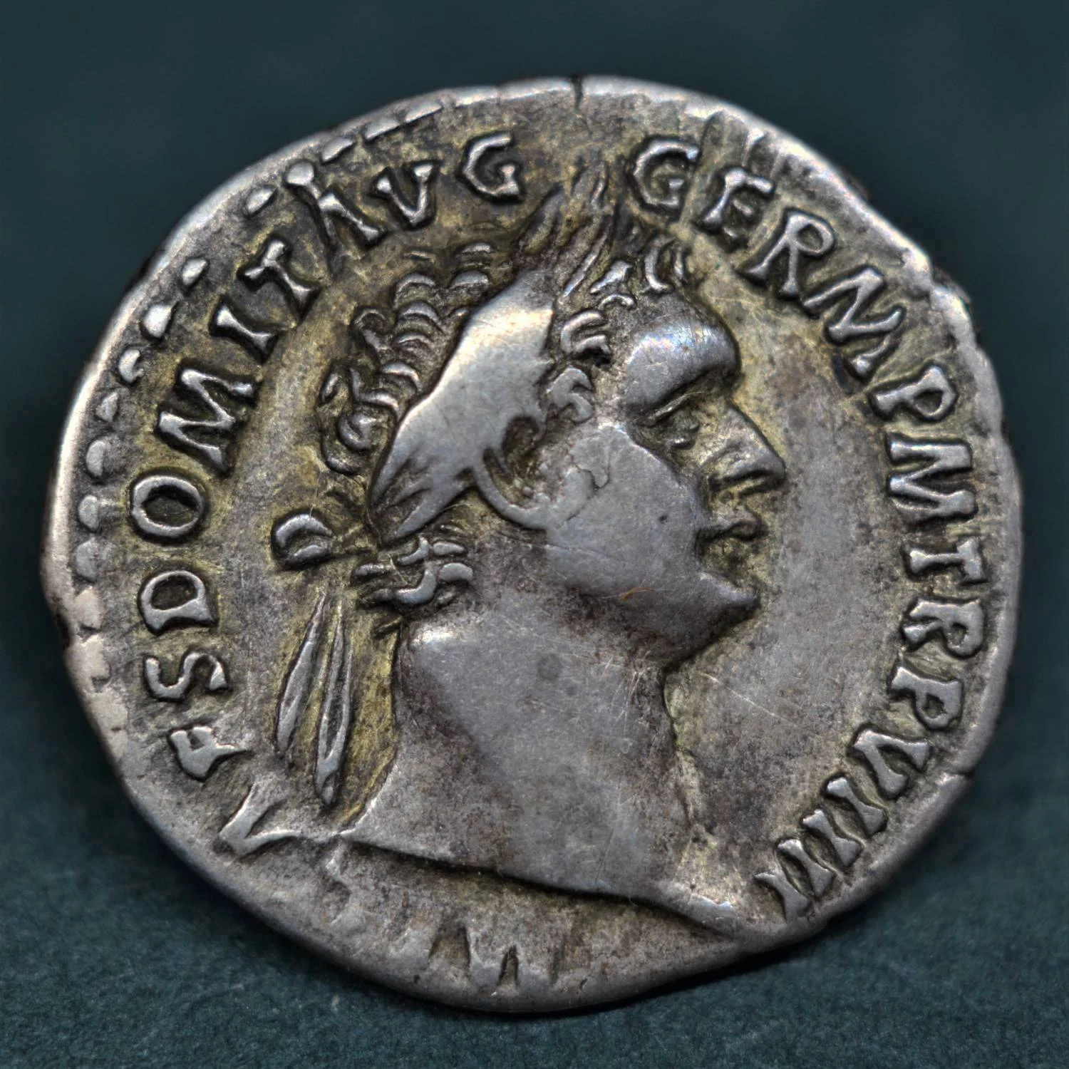 SILVER DENARIUS OF DOMITIAN, ROME, 89 AD