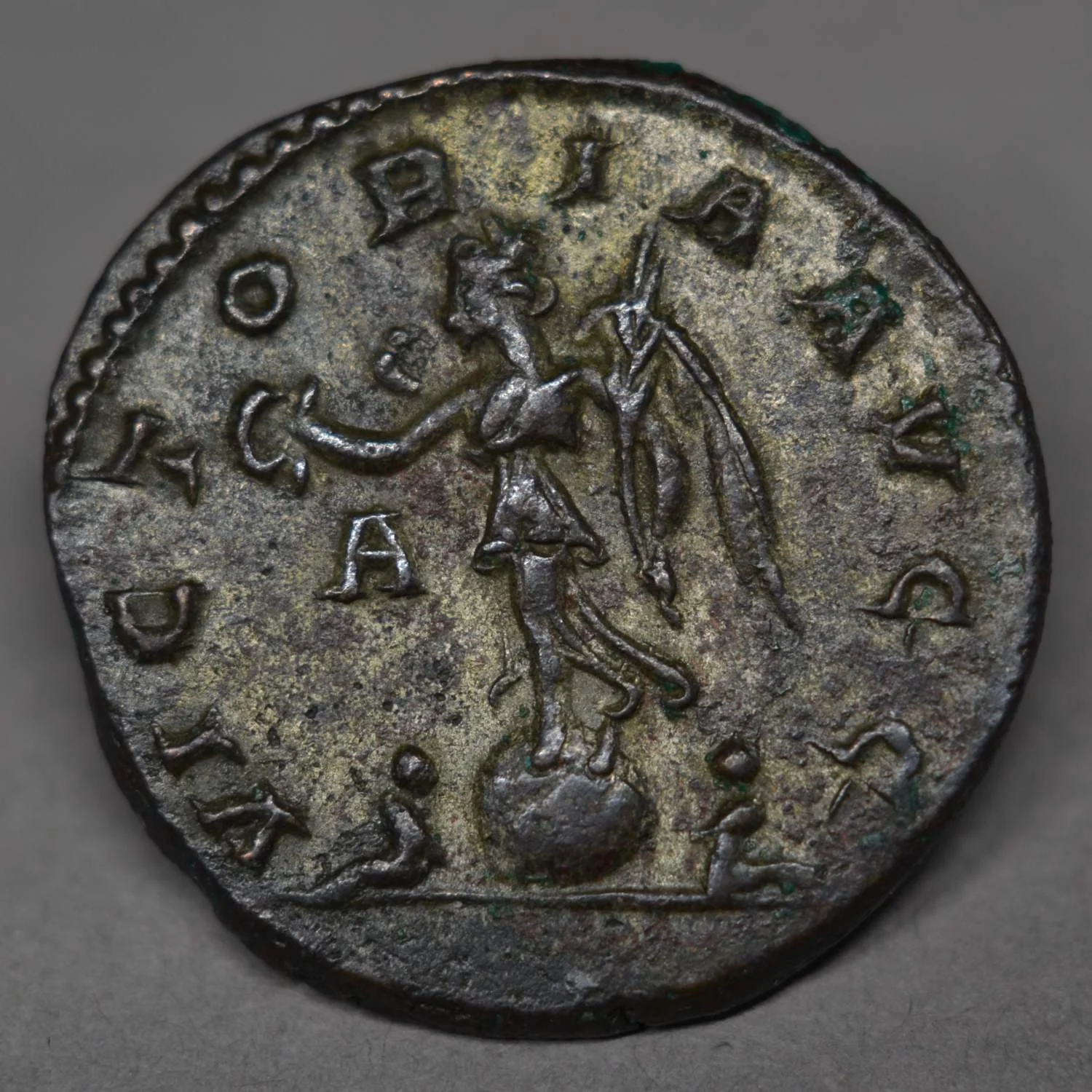 BILLON ANTONINIANUS OF CARUS, LUGDUNUM, AD 282.
