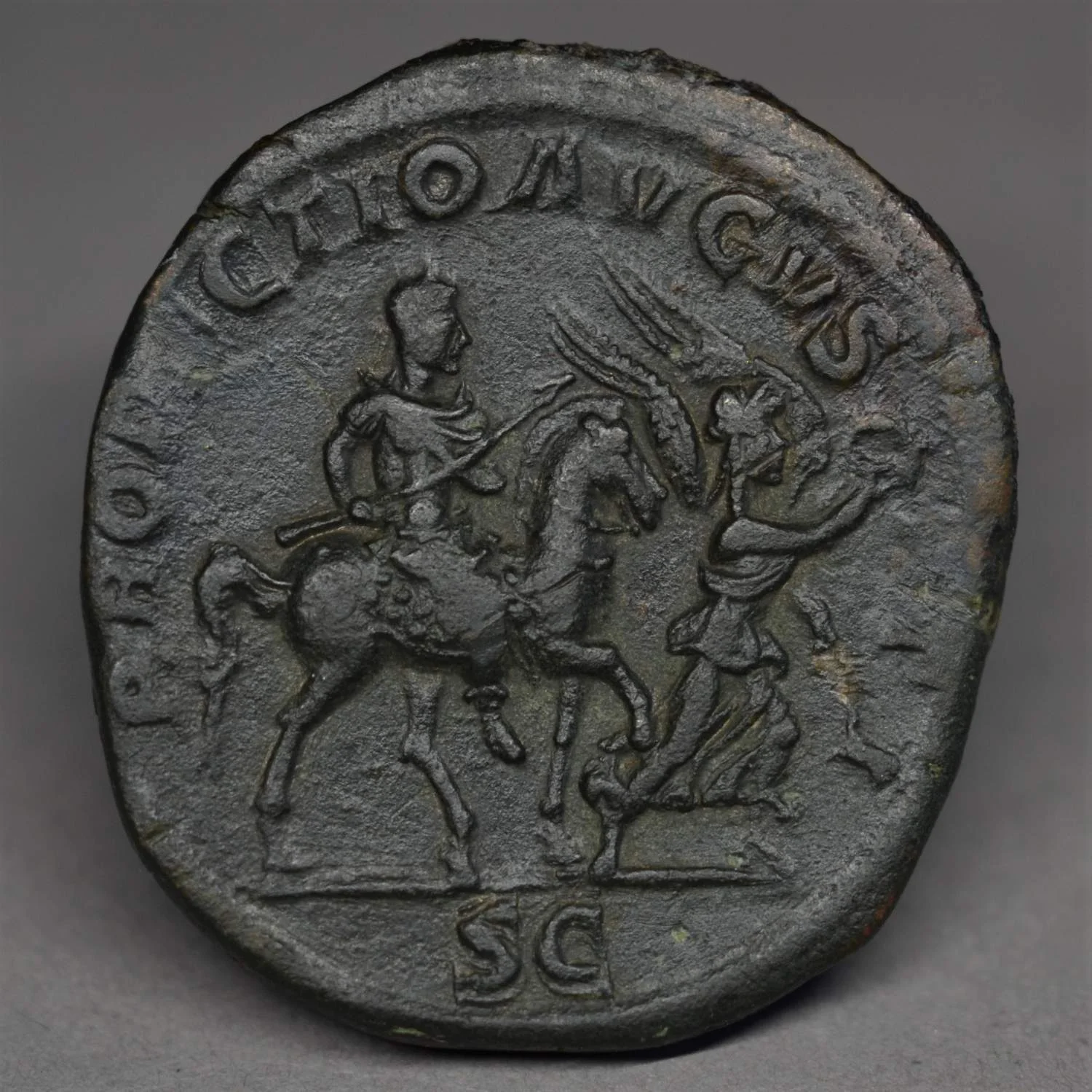 BRASS SESTERTIUS OF SEVERUS ALEXANDER, ROME, AD 231.