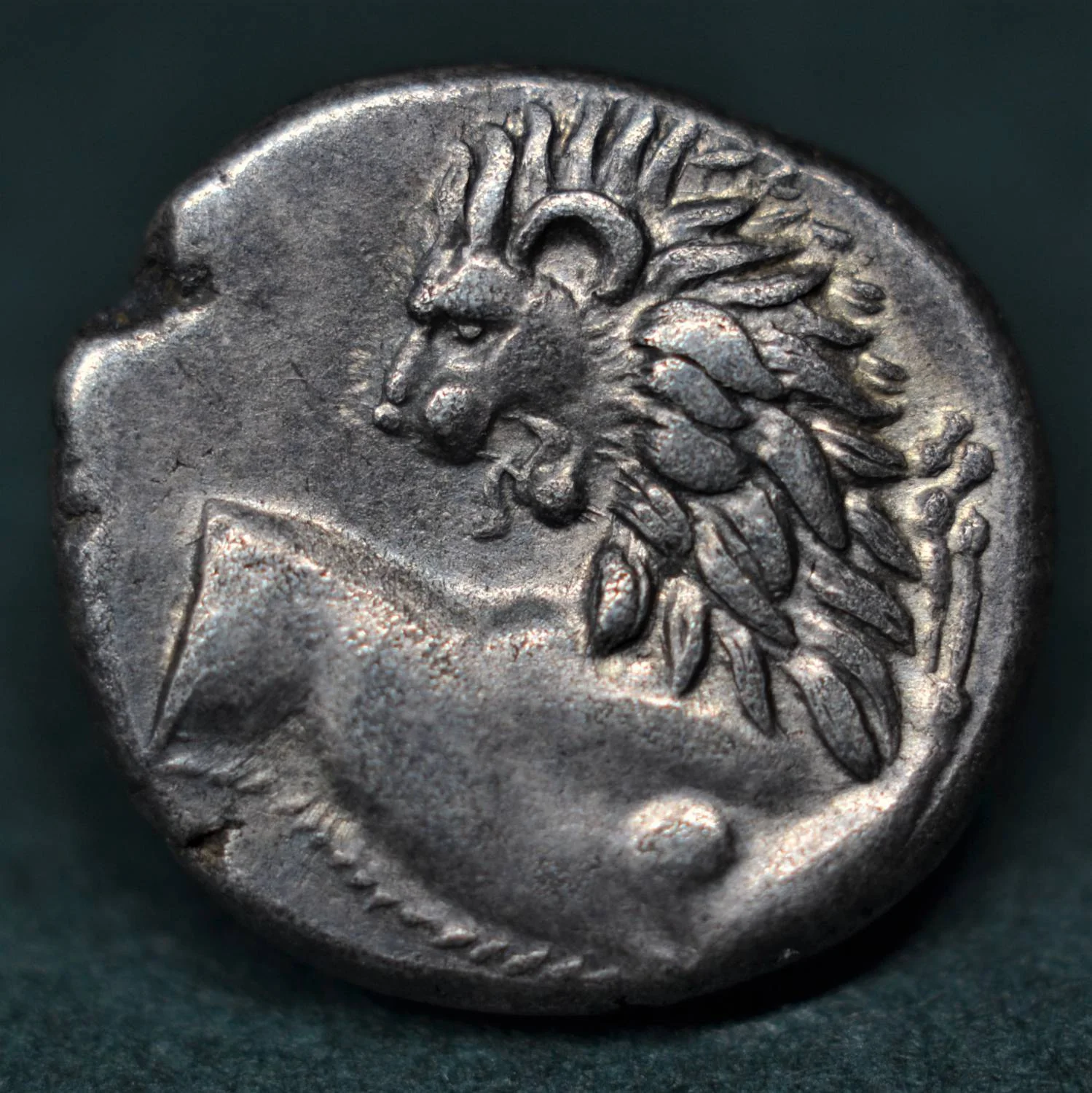 SILVER HEMIDRACHM OF CHERSONESOS, THRACE, 386-338 BC.