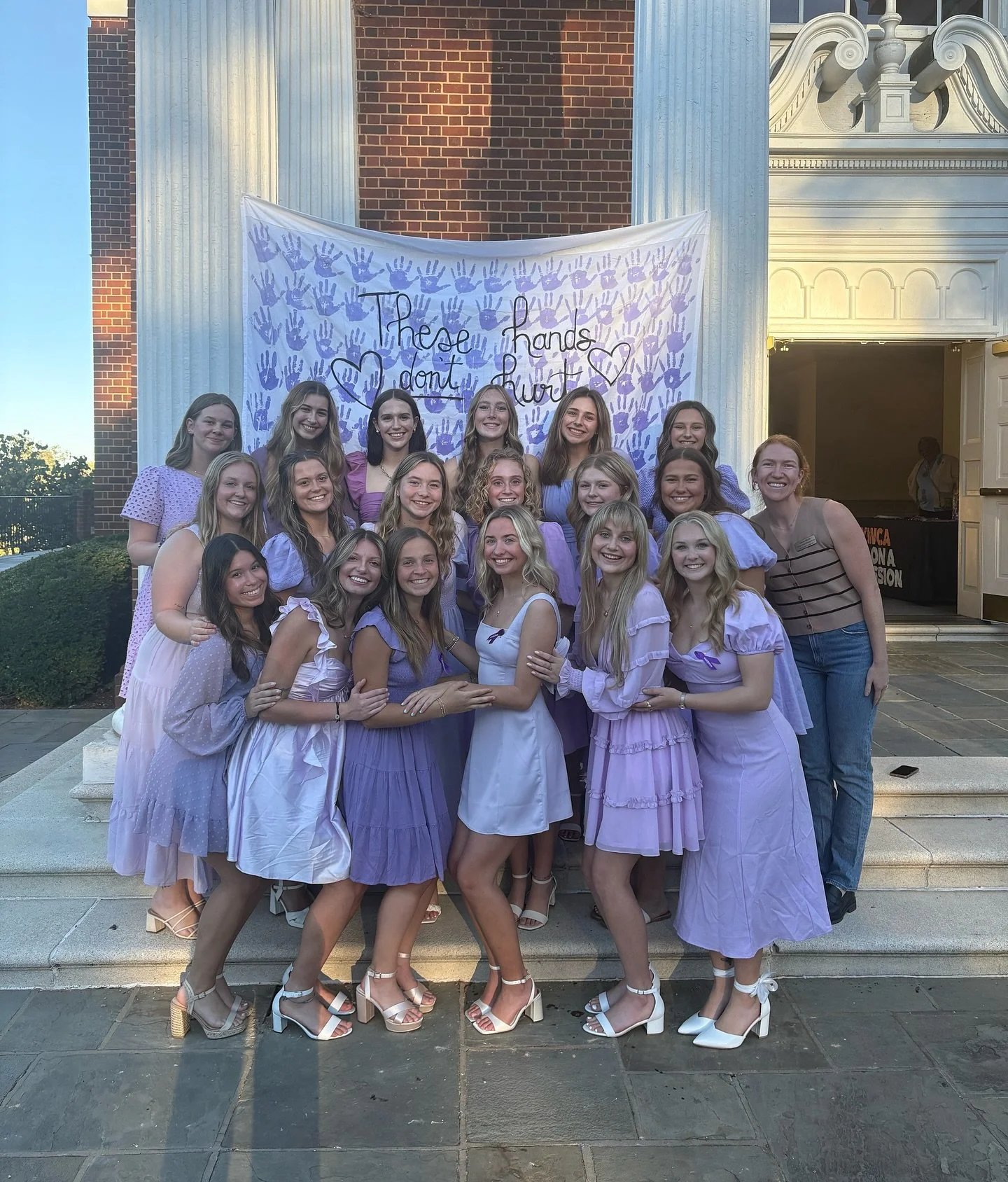 October is Domestic Violence Awareness Month 💜

This week, our Assistant Director of Housing Services, Alison, was honored to join Alpha Chi Omega at the University of Lynchburg for their annual vigil, alongside our partners at the YWCA.

Alison sha