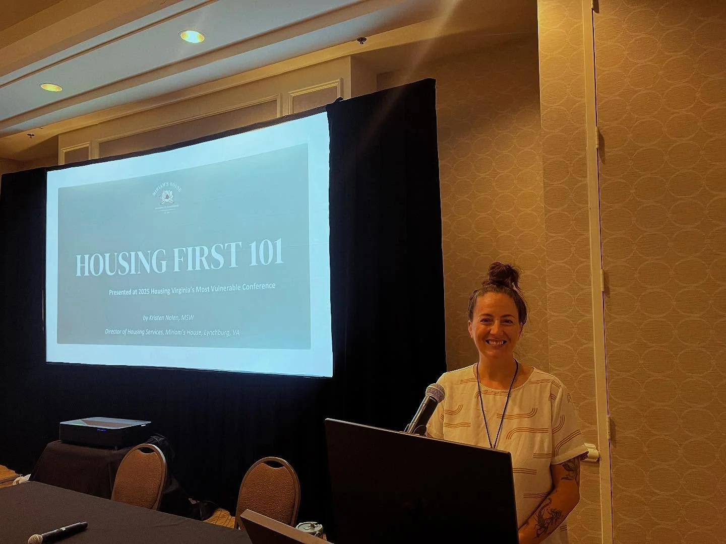 Our Director of Housing Services, Kristen, and our Executive Director, Sarah, had the opportunity this week to both present at @virginiahousingalliance’s Housing Virginia’s Most Vulnerable Conference! We love the opportunity to learn toge