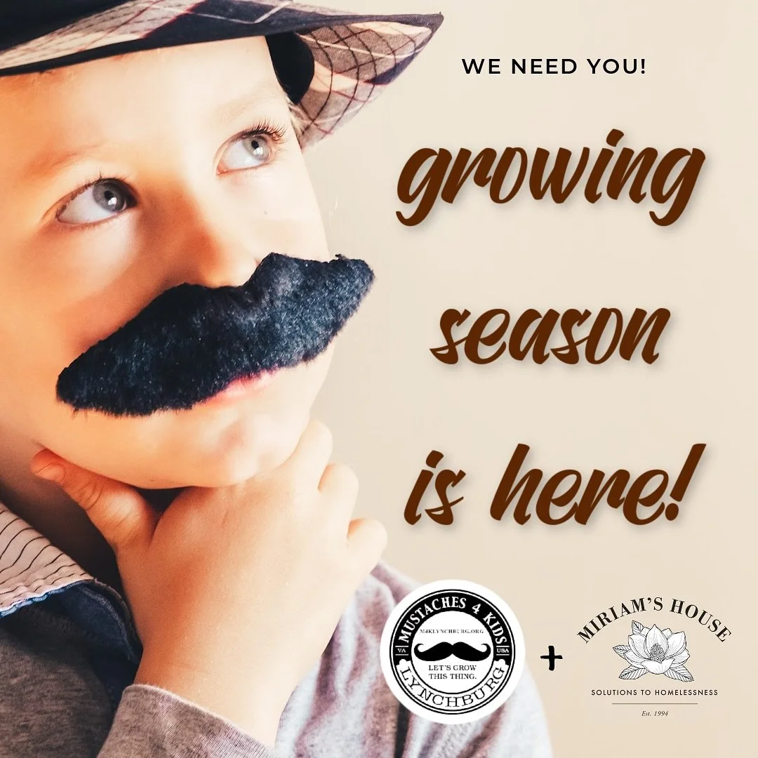 It&rsquo;s that time of year again &rarr; M4K Growing Season starts TODAY! Mustaches 4 Kids hosts an annual mustache-grow-a-thon each November, raising funds to support nonprofits working with children, including Miriam&rsquo;s House. So, put the raz