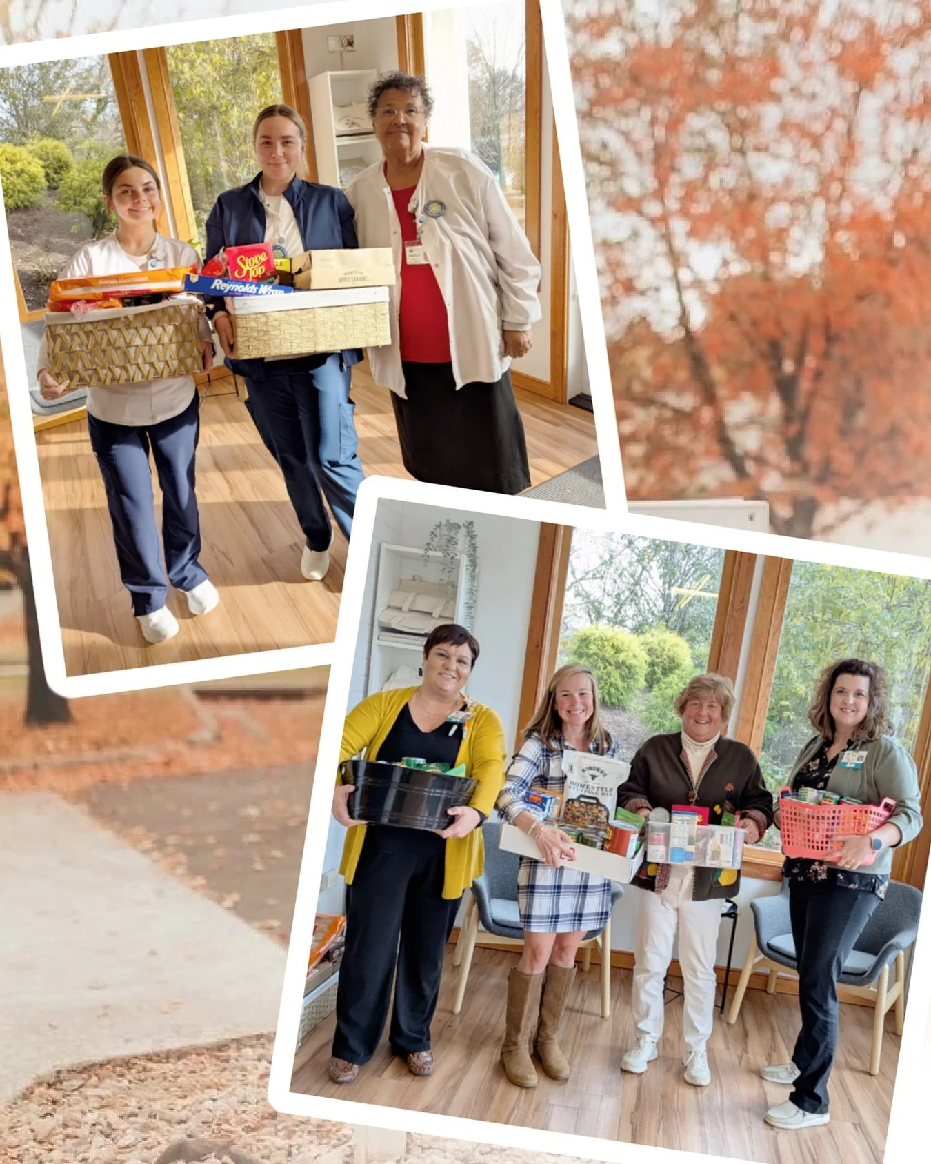 We are so grateful to our friends at Centra and CVCC Radiology students (pictured here), as well as the many other caring groups and individuals who provided Thanksgiving meal boxes this year. Your generosity helped ensure the families we serve enjoy